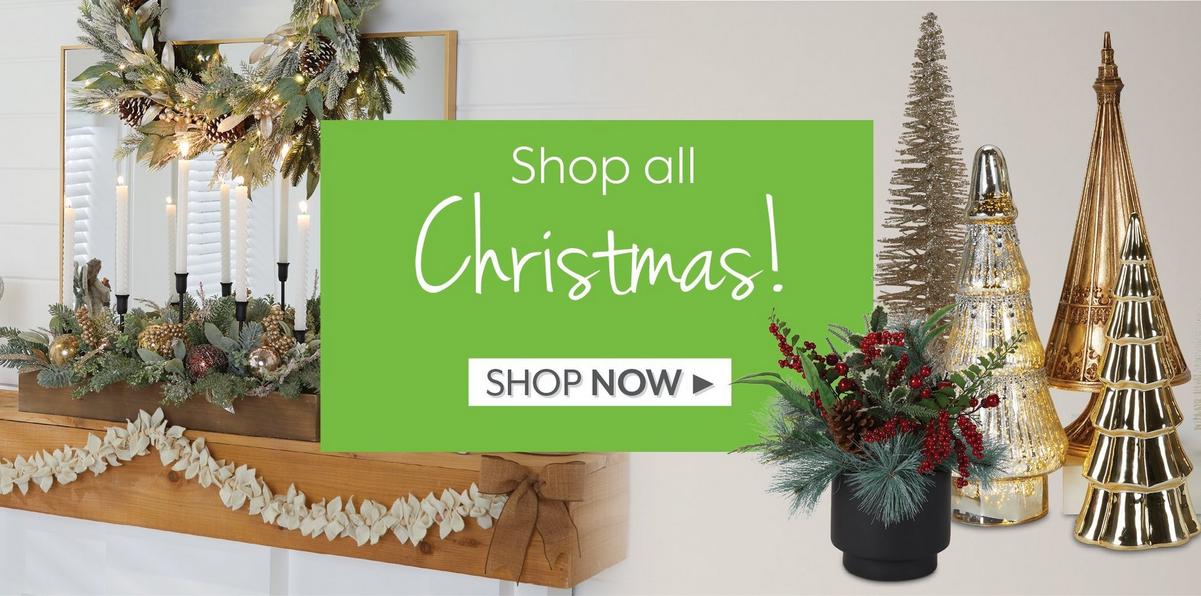 Shop all Christmas décor and decorations at HomeCentric.com!