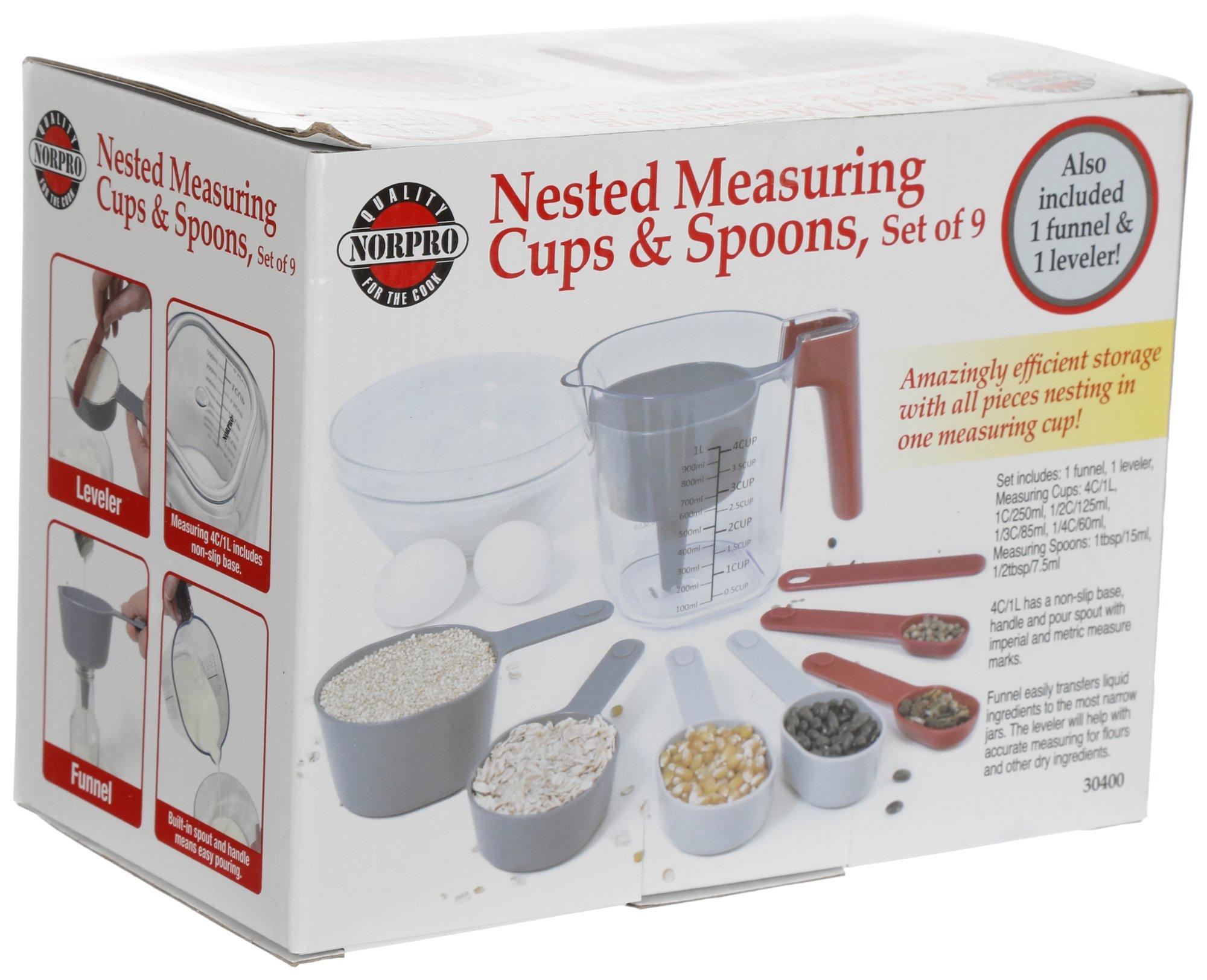 9 PC Nested Measuring Cup Set – R & B Import