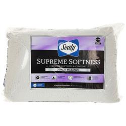 Standard/Queen Size 2 Pk Supreme Softness Pillows - White