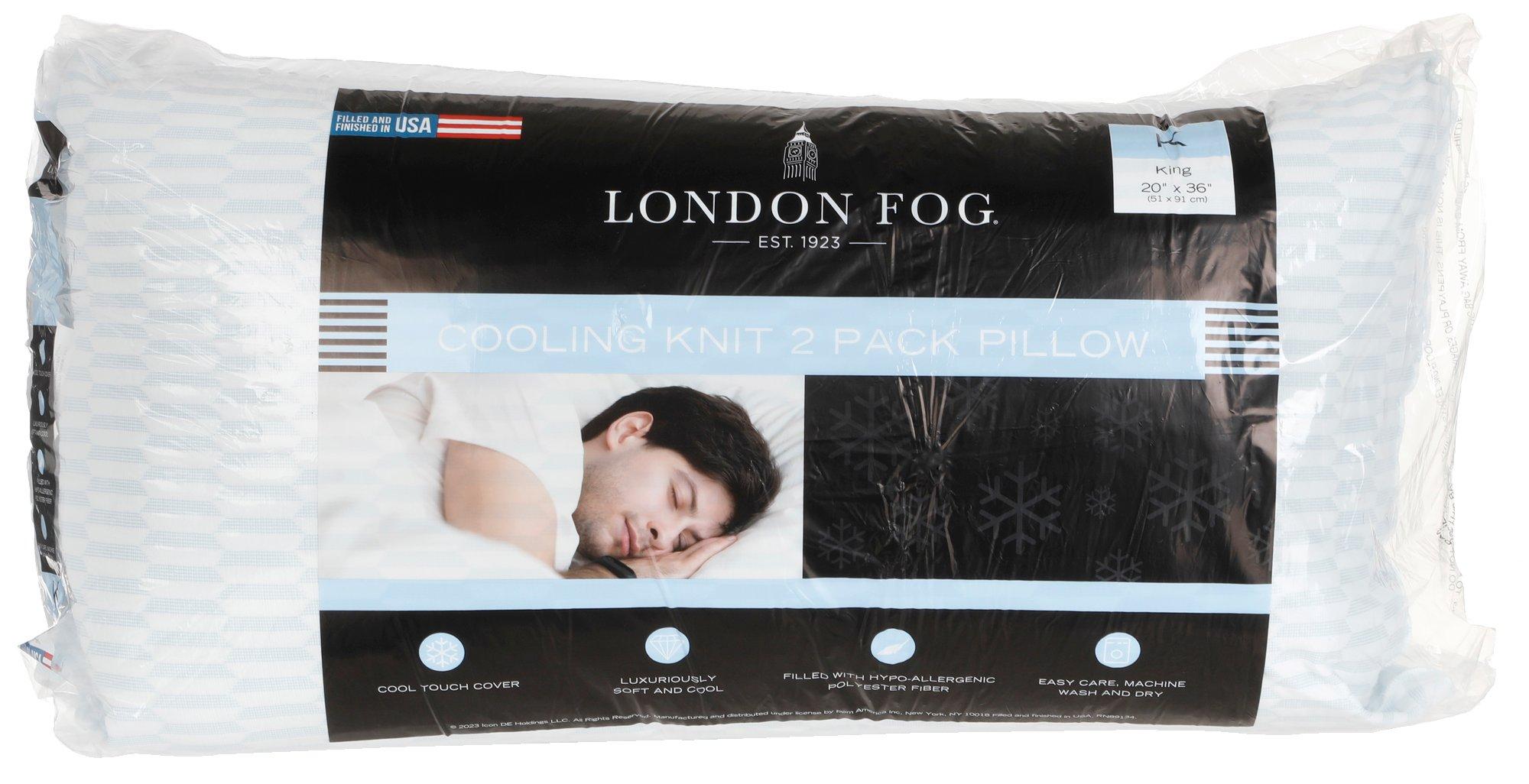 King Size 2 Pk Cooling Knit Bed Pillows