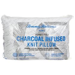 2 Pk Jumbo Charcoal Infused Pillows