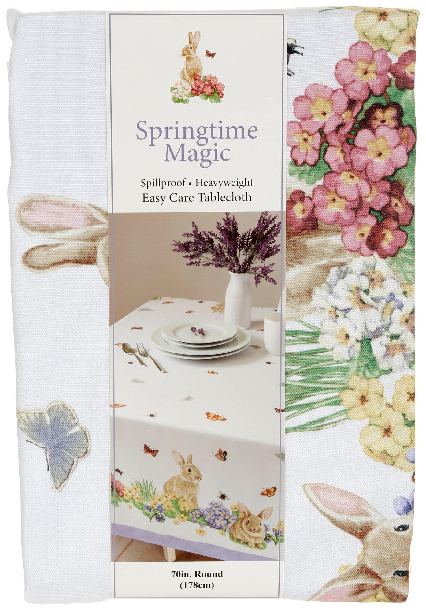 Springtime Magic Easter Tablecloth