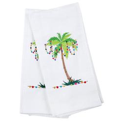 2 Pk Christmas Palm Hand Towels