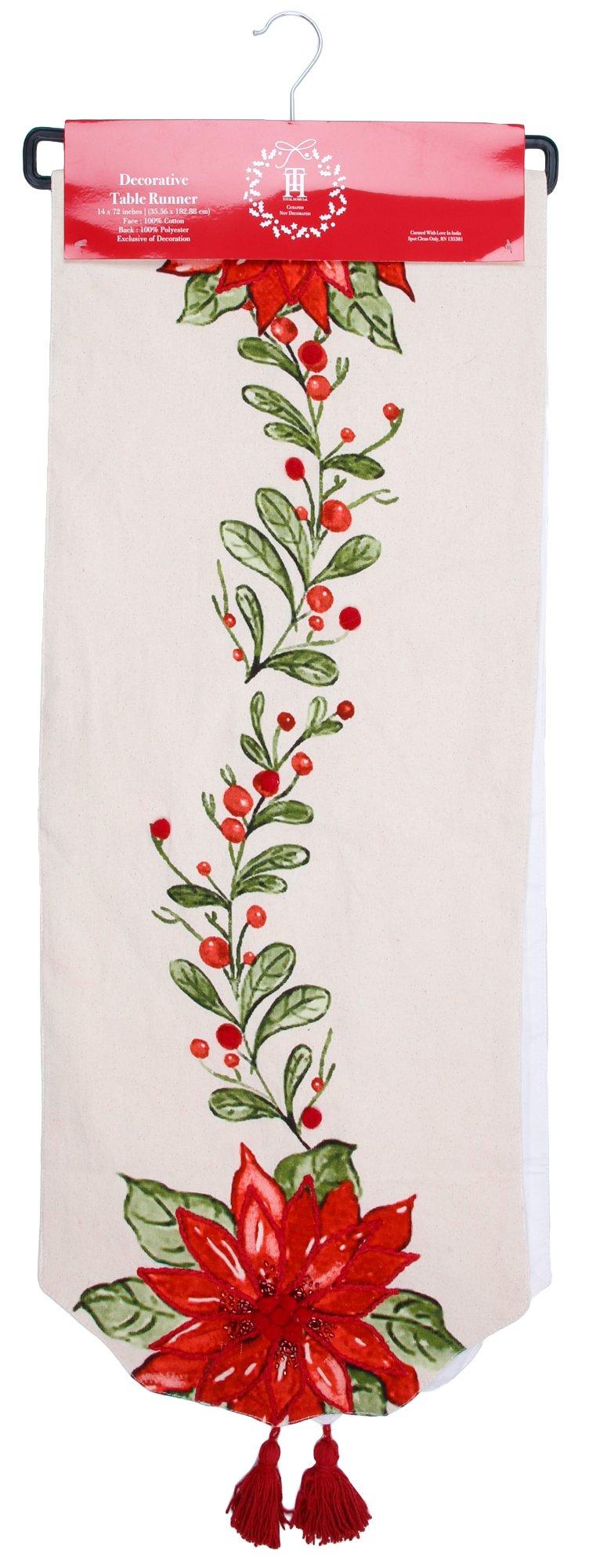 14x72 Christmas Decorative Table Runner - Multi