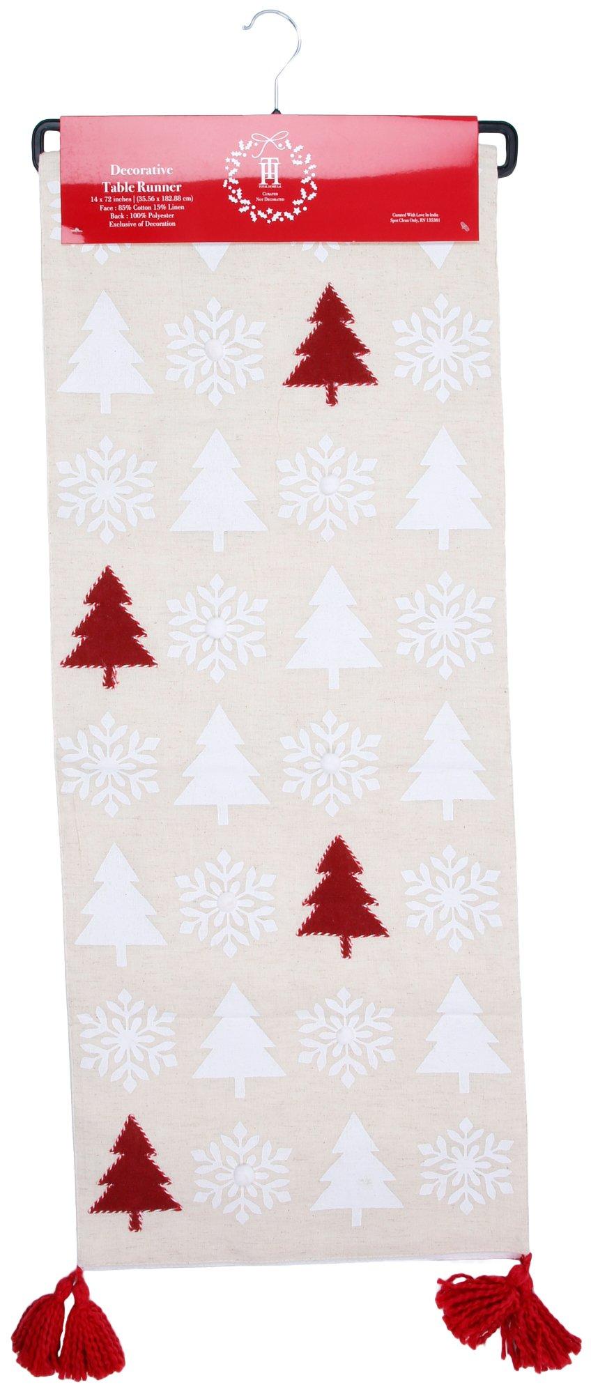 14x72 Christmas Decorative Table Runner - Multi