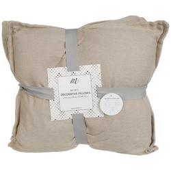 2 Pk Solid Decorative Pillows