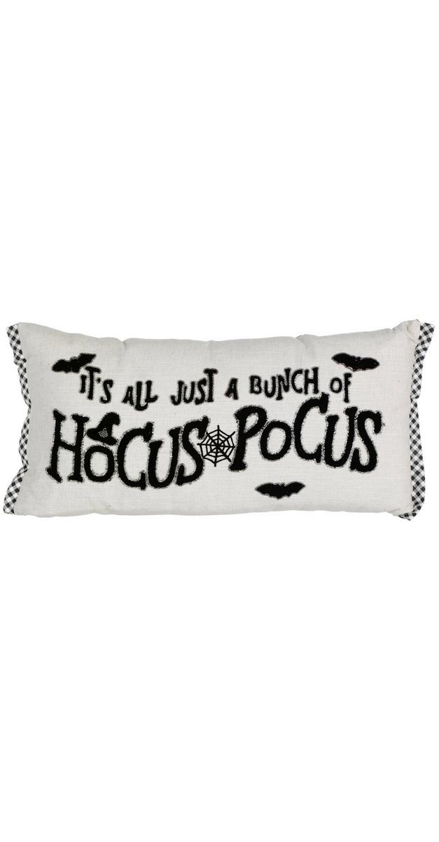 14x28 Hocus Pocus Decorative Pillow - Tan/Black | Home Centric