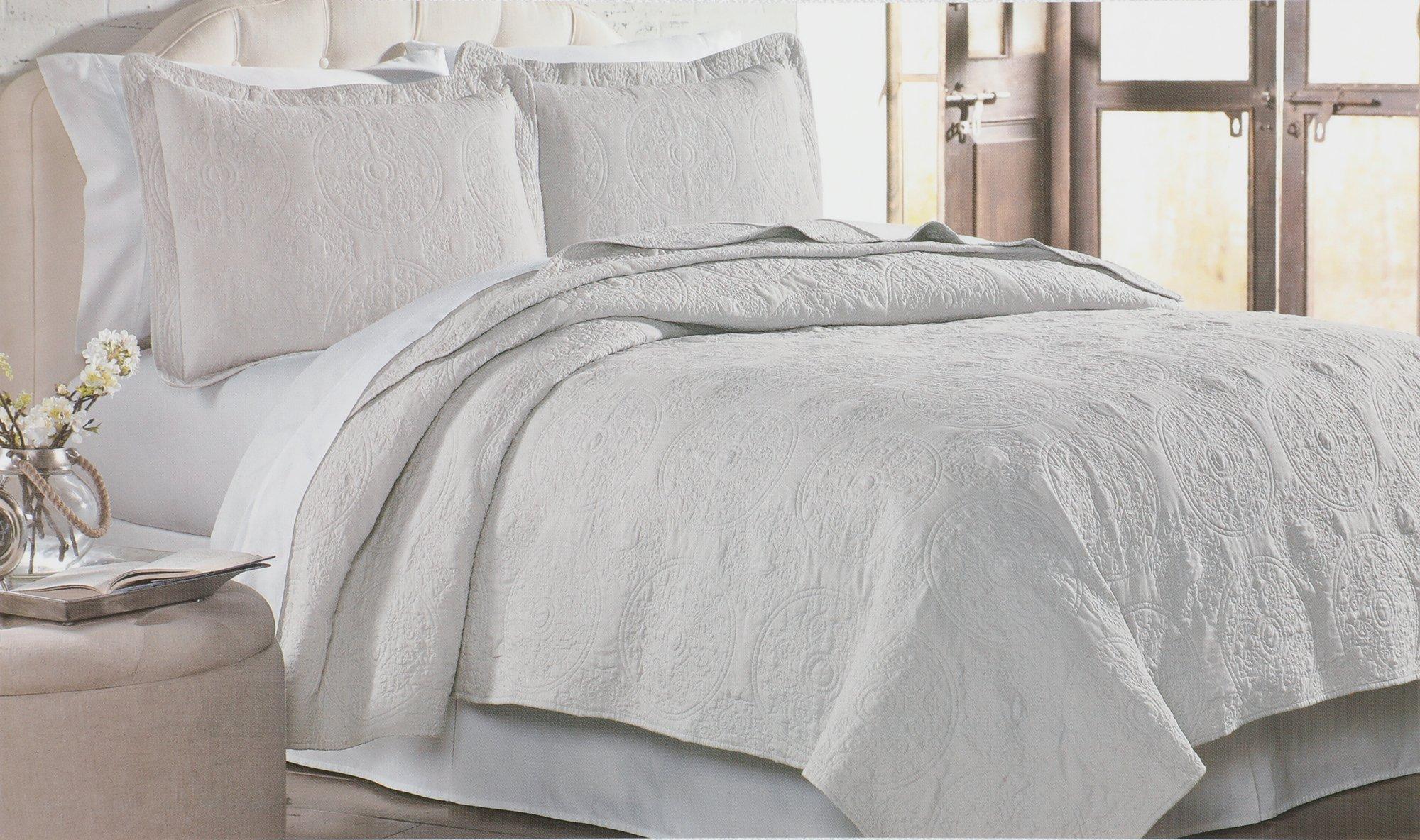 3 Pc Sand Washed Quilt Set