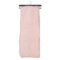 Cozy Waffle Knit Throw Blanket - Pink