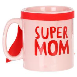 Large Super Mom Gift Mug with Cape