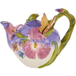 Butterfly Garden Teapot
