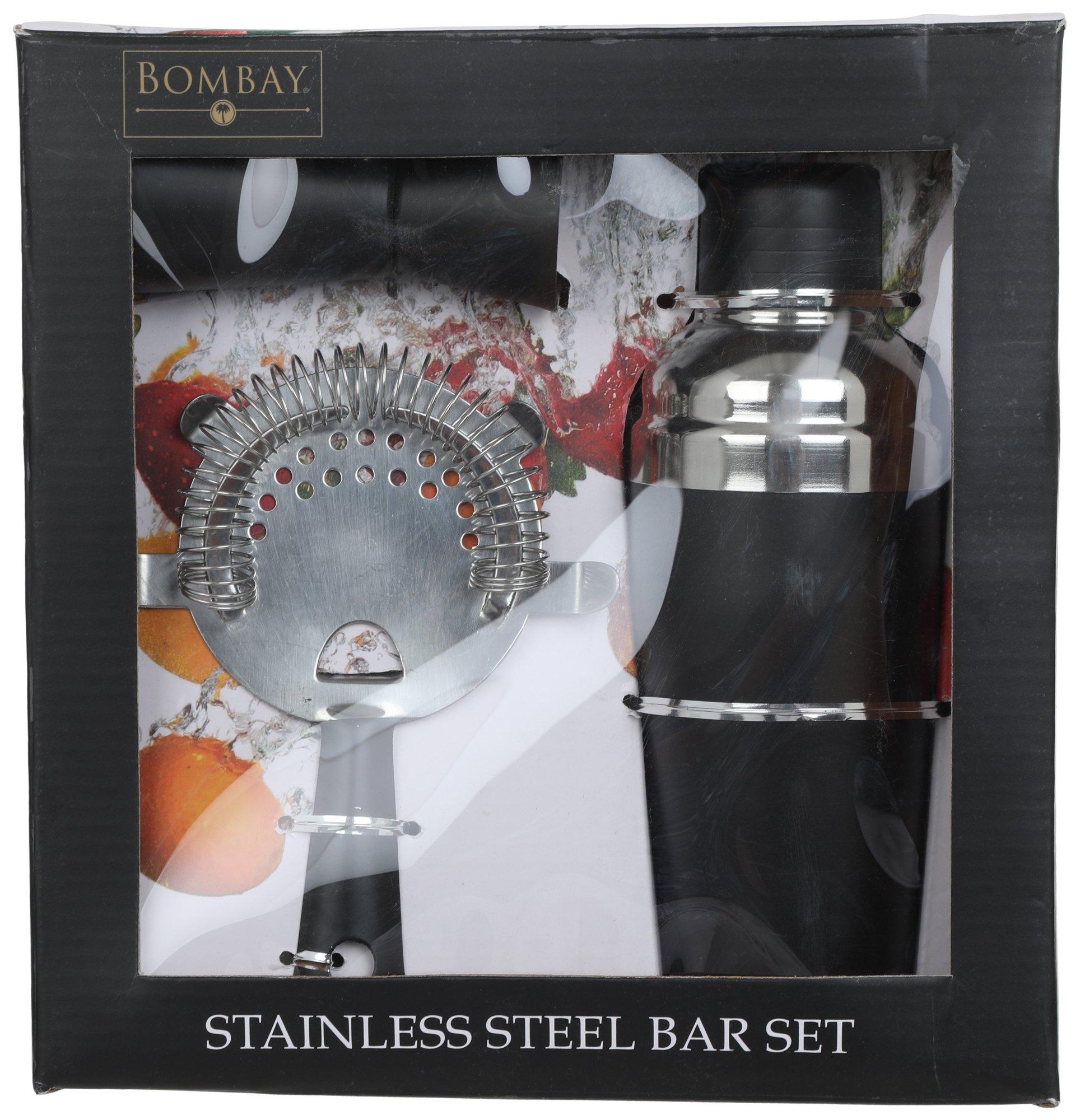 Stainless Steel Bar Set