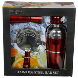 3 Pc Stainless Steel Bar Set