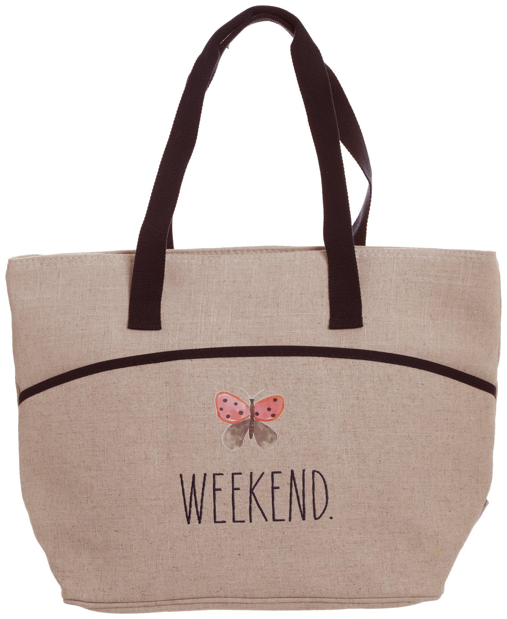 Butterfly Weekend Insulated Tote