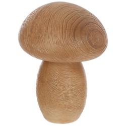 7 in. Wooden Mushroom Home Accent