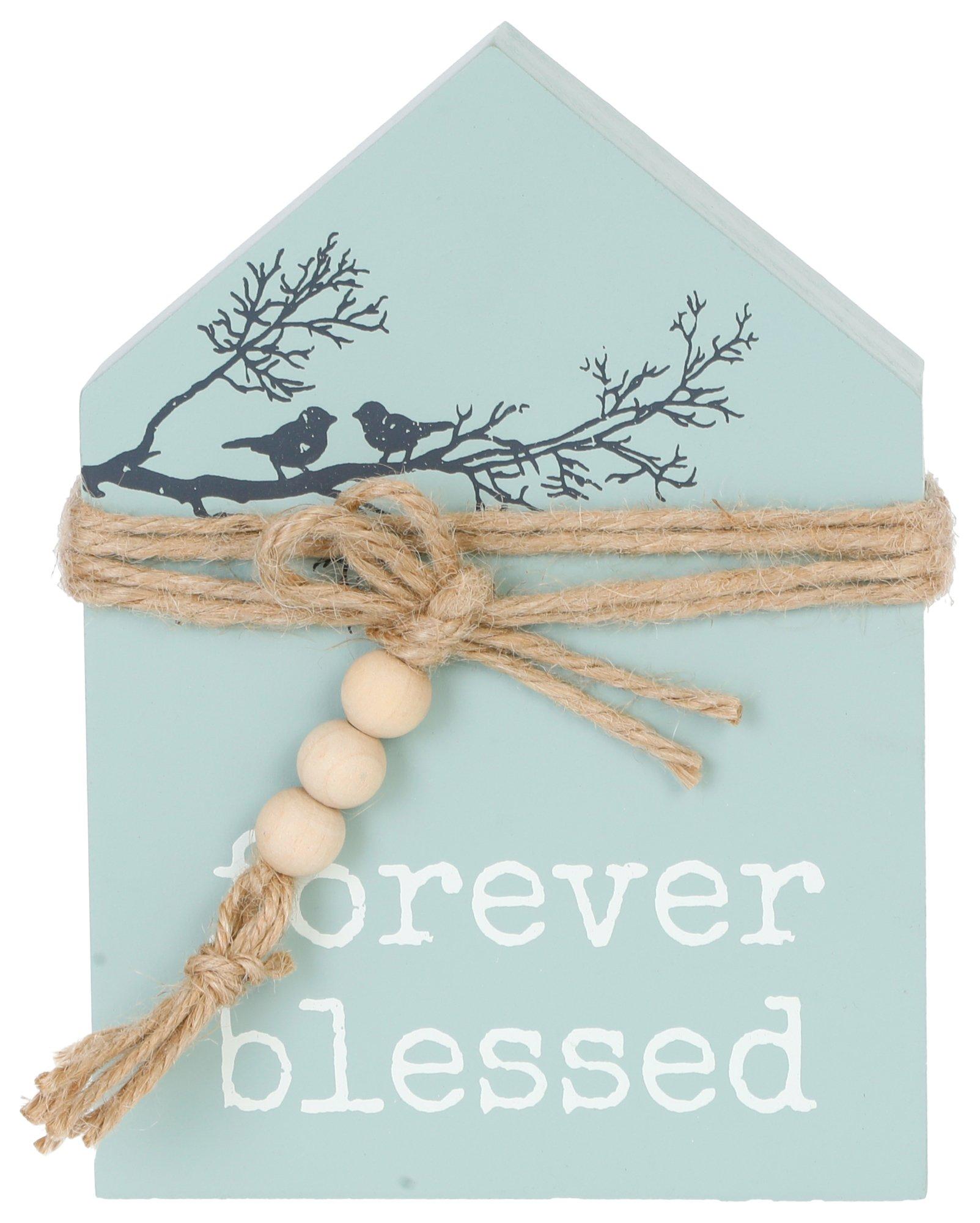 Wooden Forever Blessed Home Decor