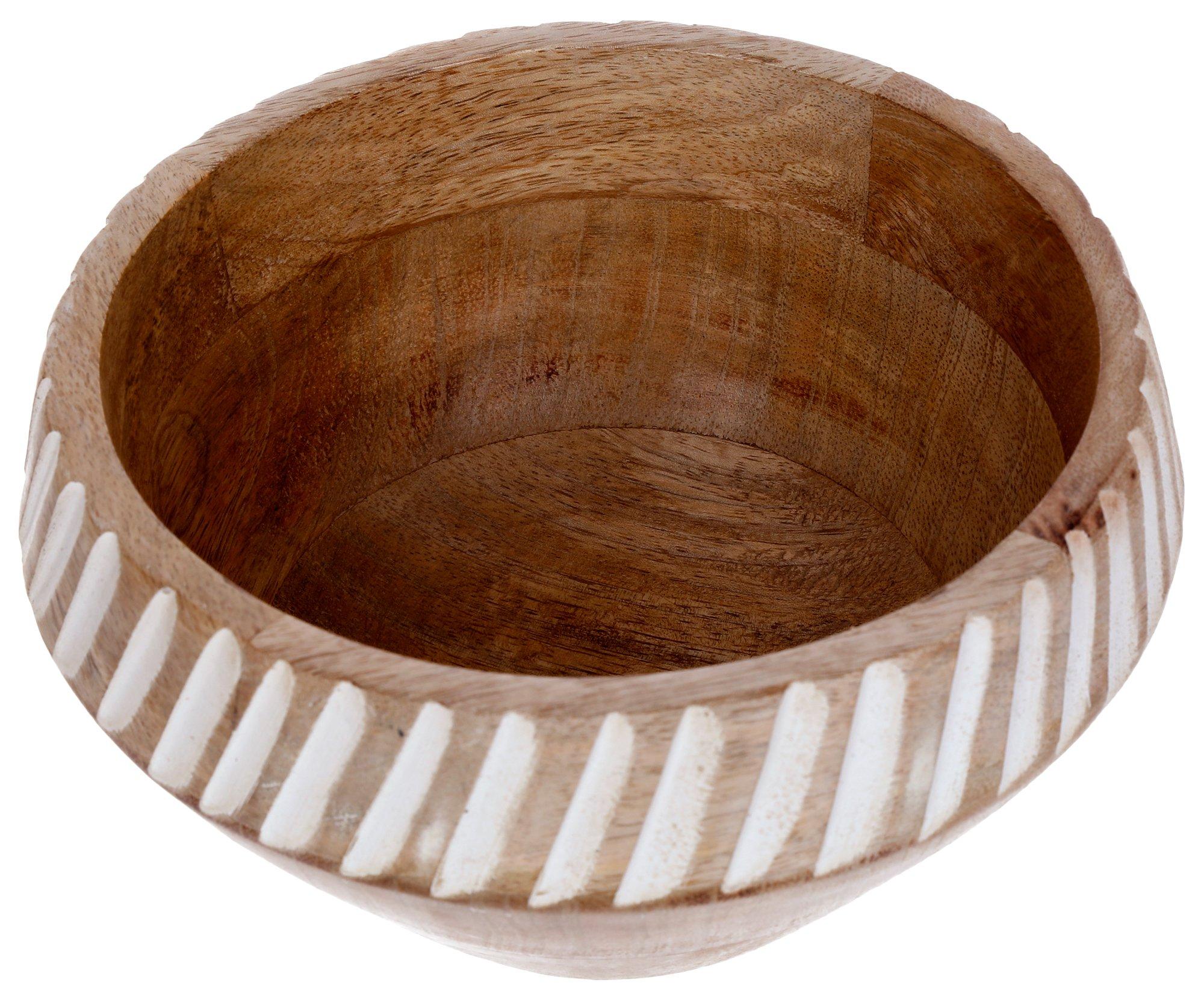 7 in. Wooden Bowl