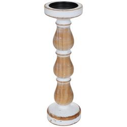 13 in. Wooden Candle