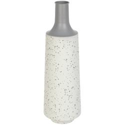 22in Speckled metal Cement Decorative Vase