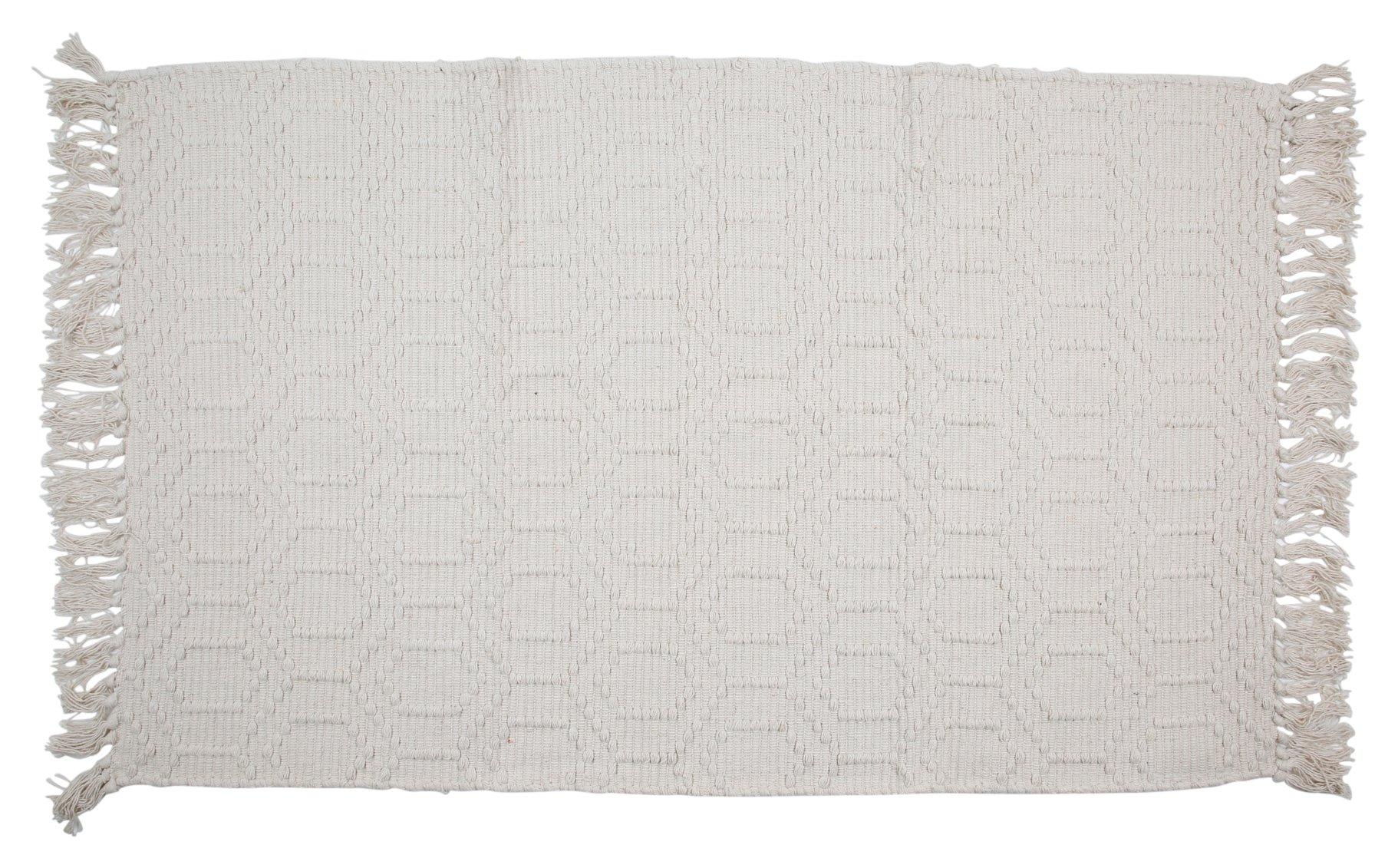 27x45 Solid Woven Accent Rug