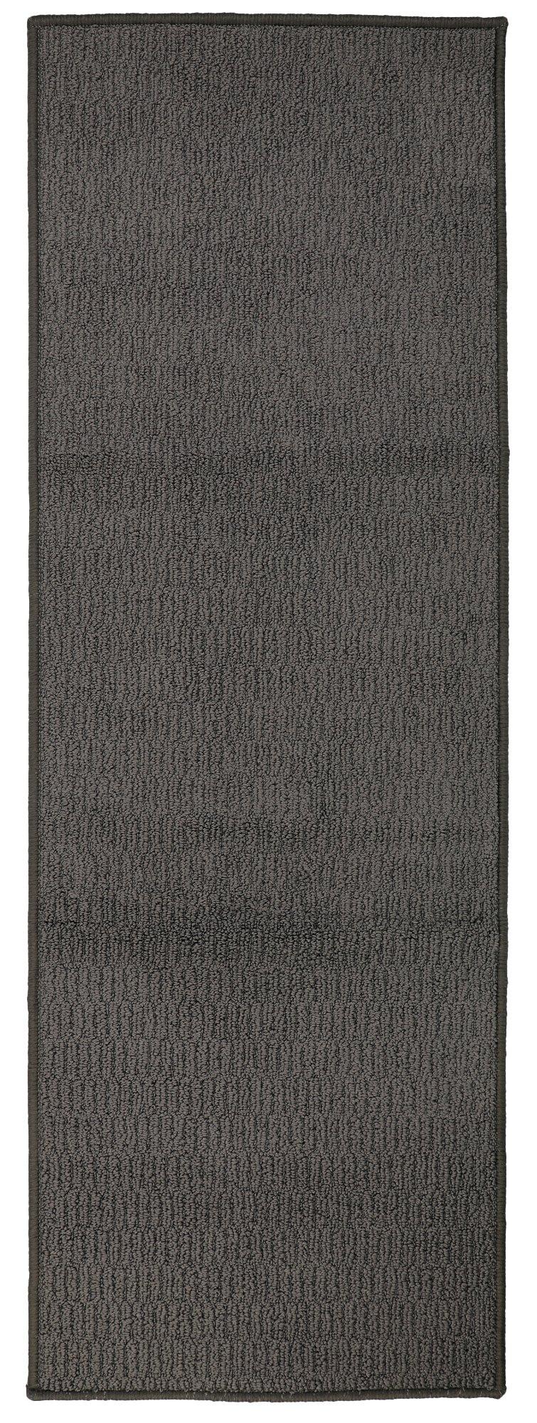 20x59 Charcoal Accent Rug