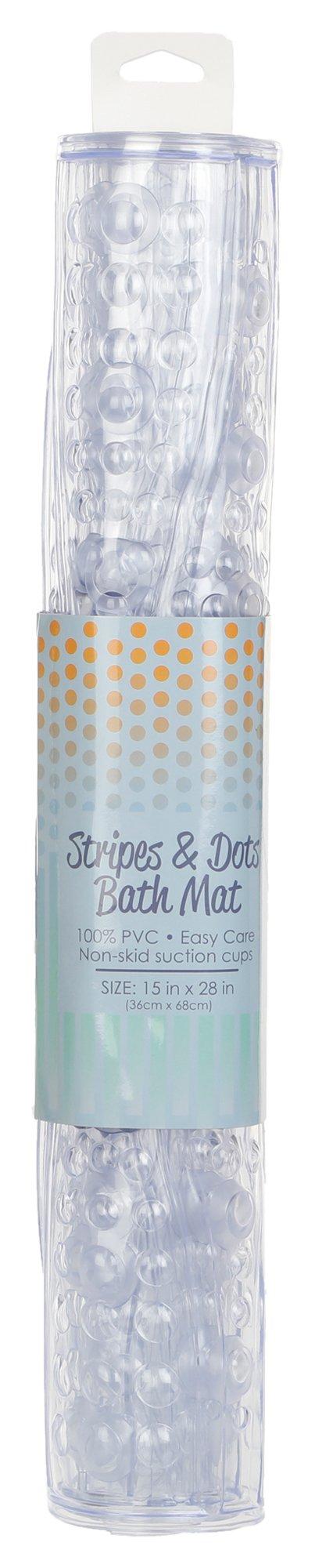 Stripes & Dots Bath Mat