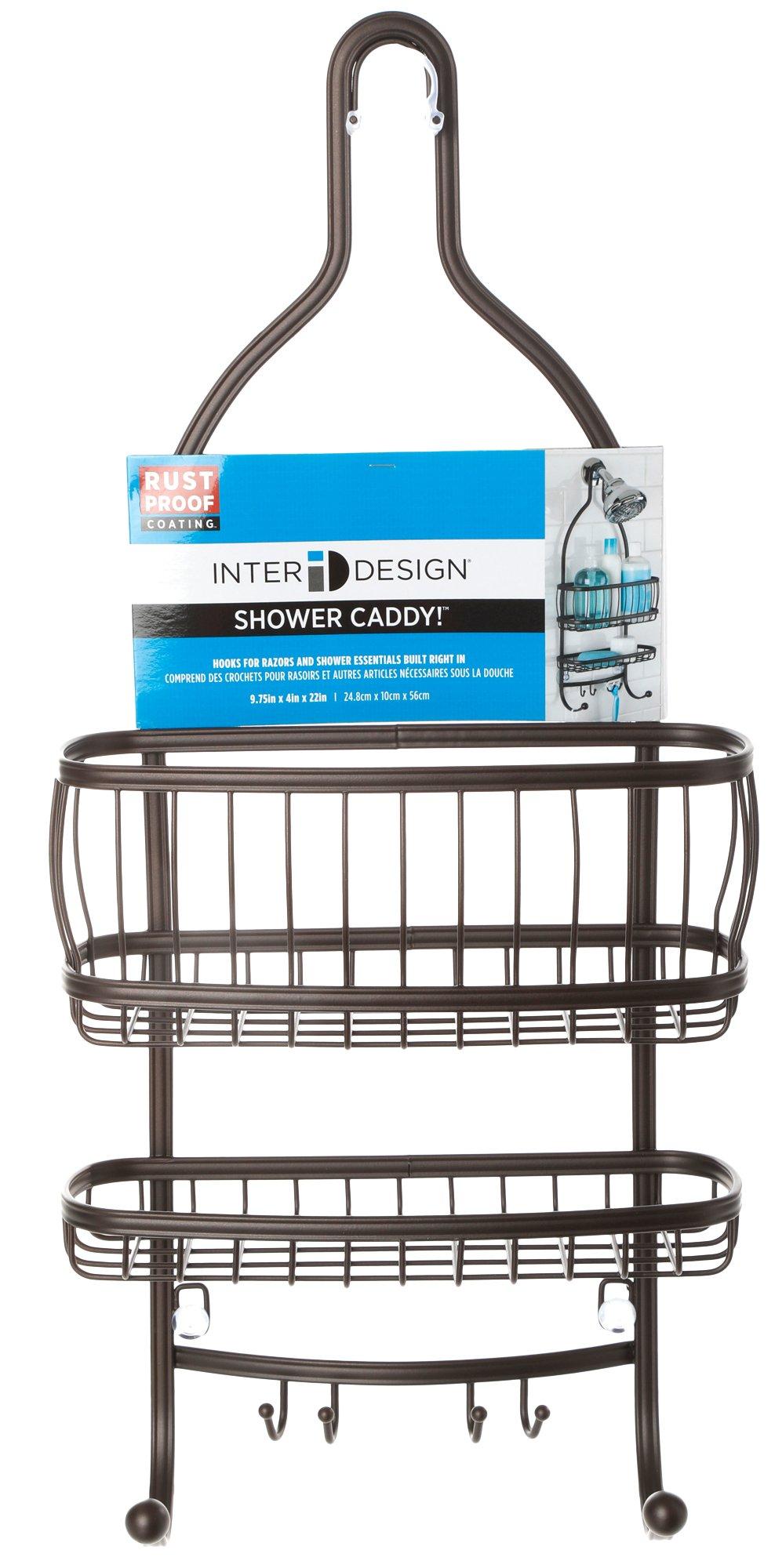 22 Metal Shower Caddy - Brown