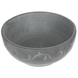 Decorative Stone Soap Bowl - Grey