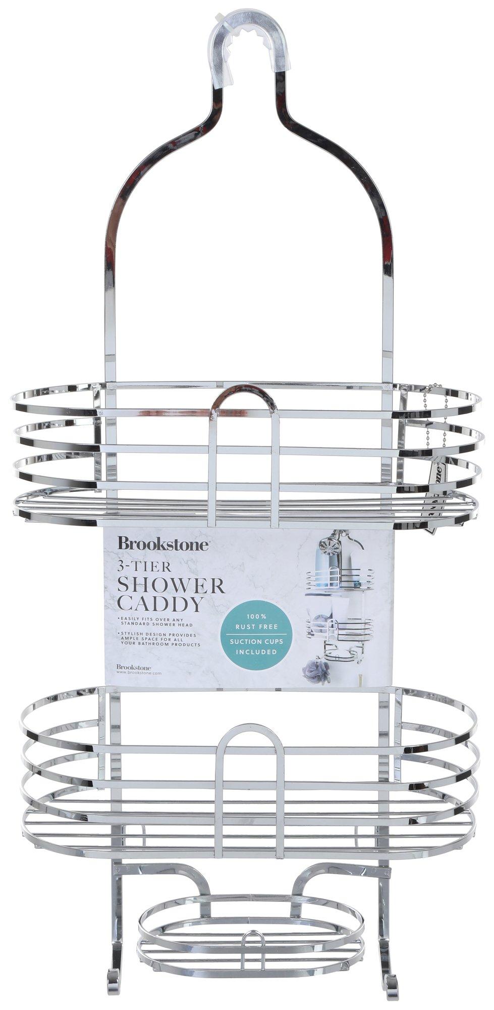 3 Tier Shower Caddy Silver