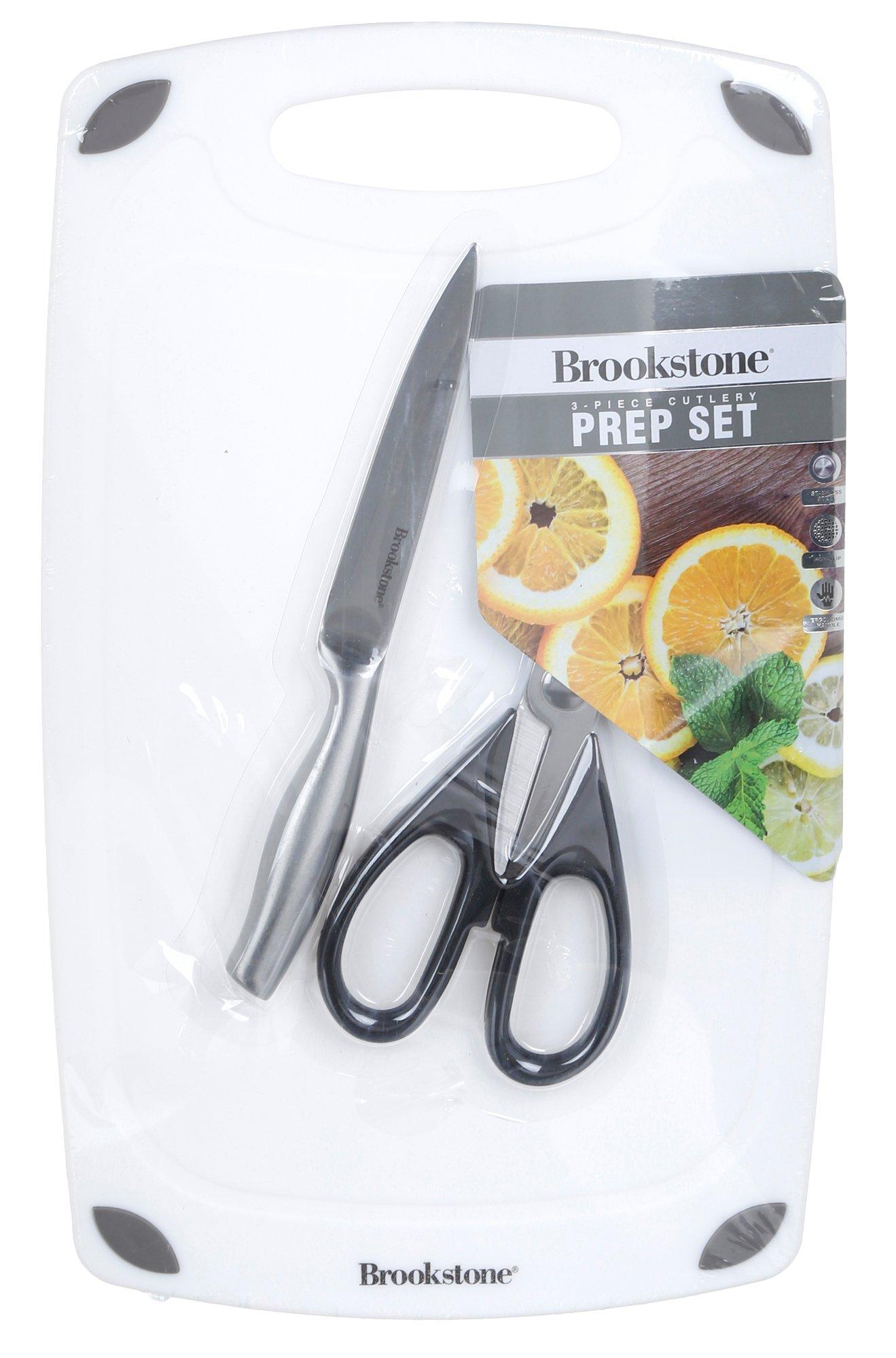 3 Pc Cutlery Prep Set - White | Home Centric