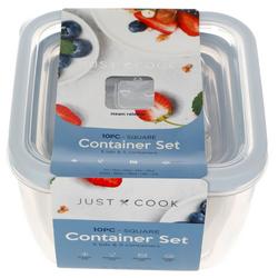10 Pc Food Container Set