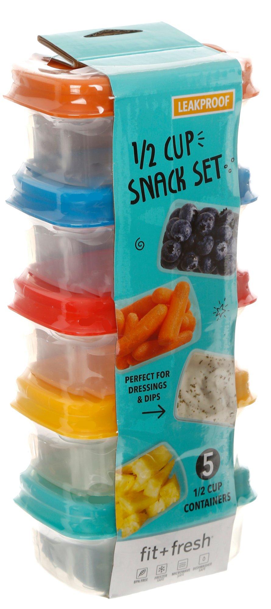5 Pk Snack Storage Containers