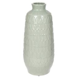 15 Decorative Textured Vase - Green