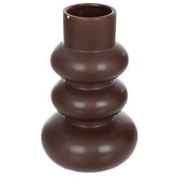 10 Triple Sphere Decorative Vase - Brown