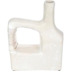 12 Solid Decorative Vase Accent - White