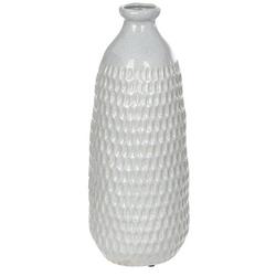 16 Ceramic Textured Decorative Vase - Blue