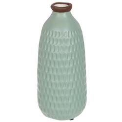 12 Decorative Textured Vase - Green
