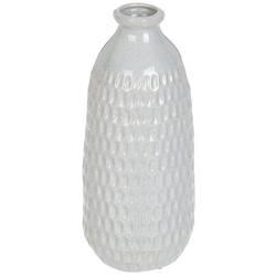 12 Decorative Textured Vase - Grey