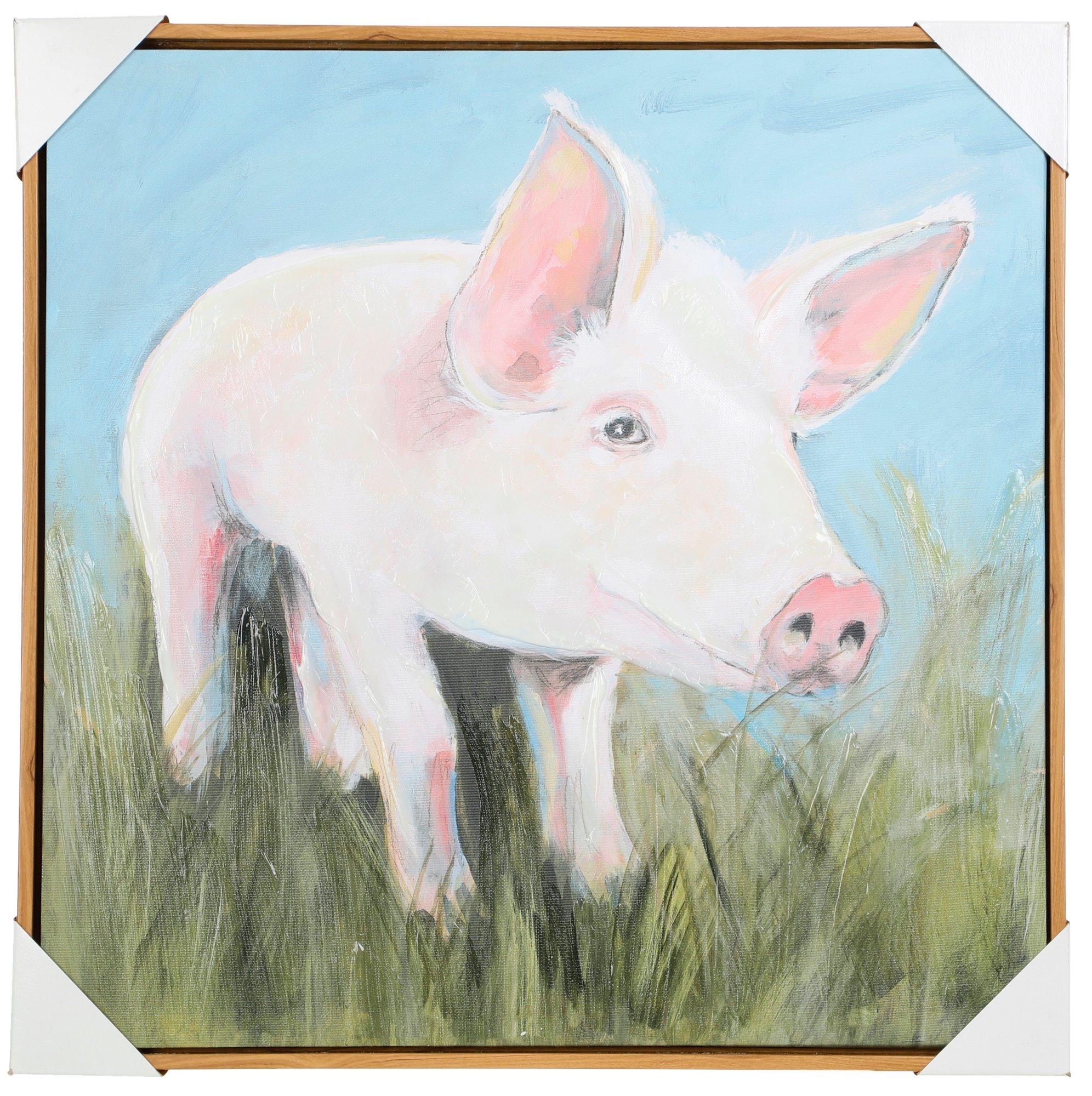 21x21 Pig Wall Art