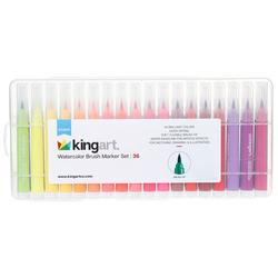 36 Pk Watercolor Brush Marker Set