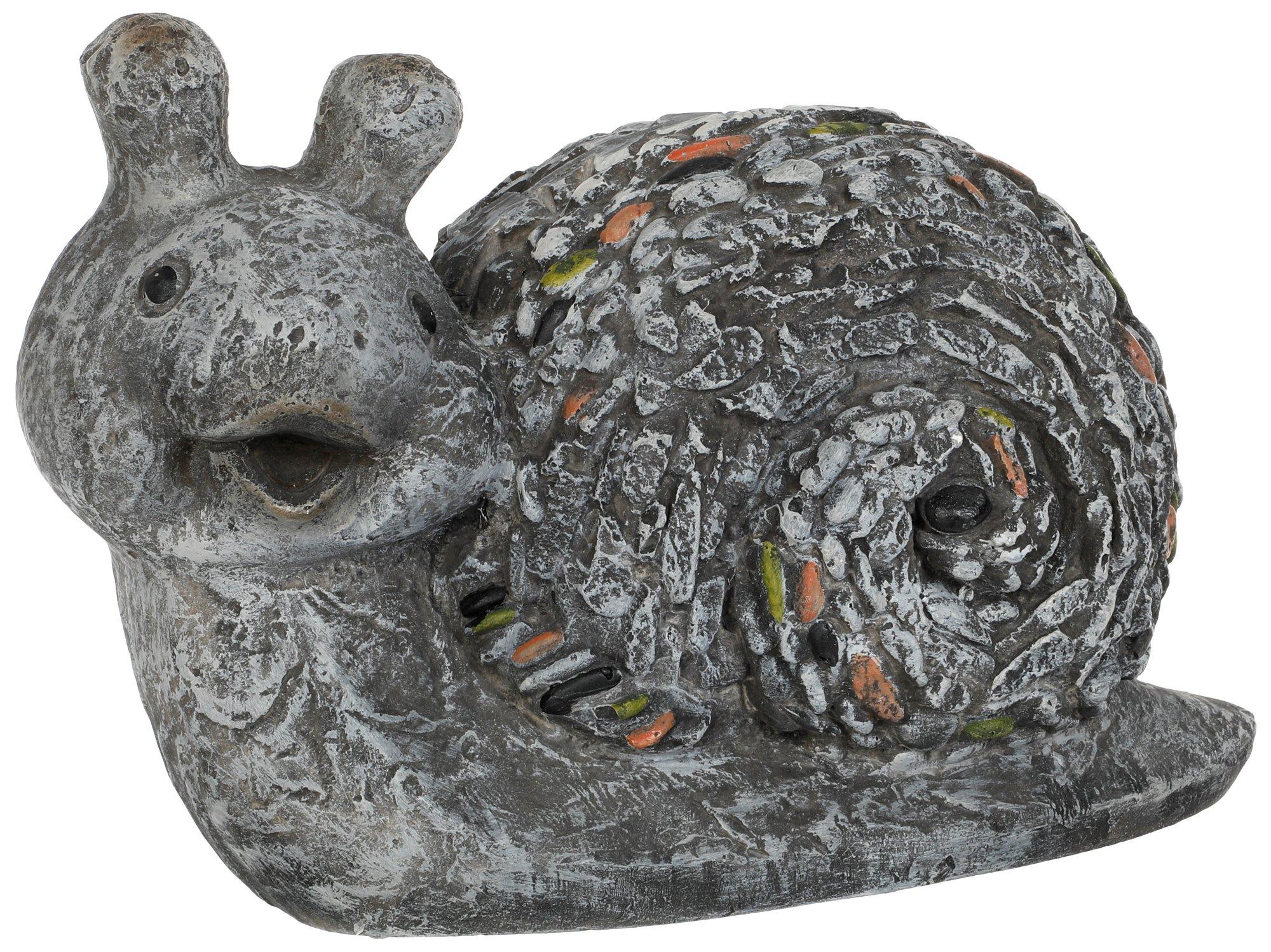 Ceramic Snail Outdoor Decor