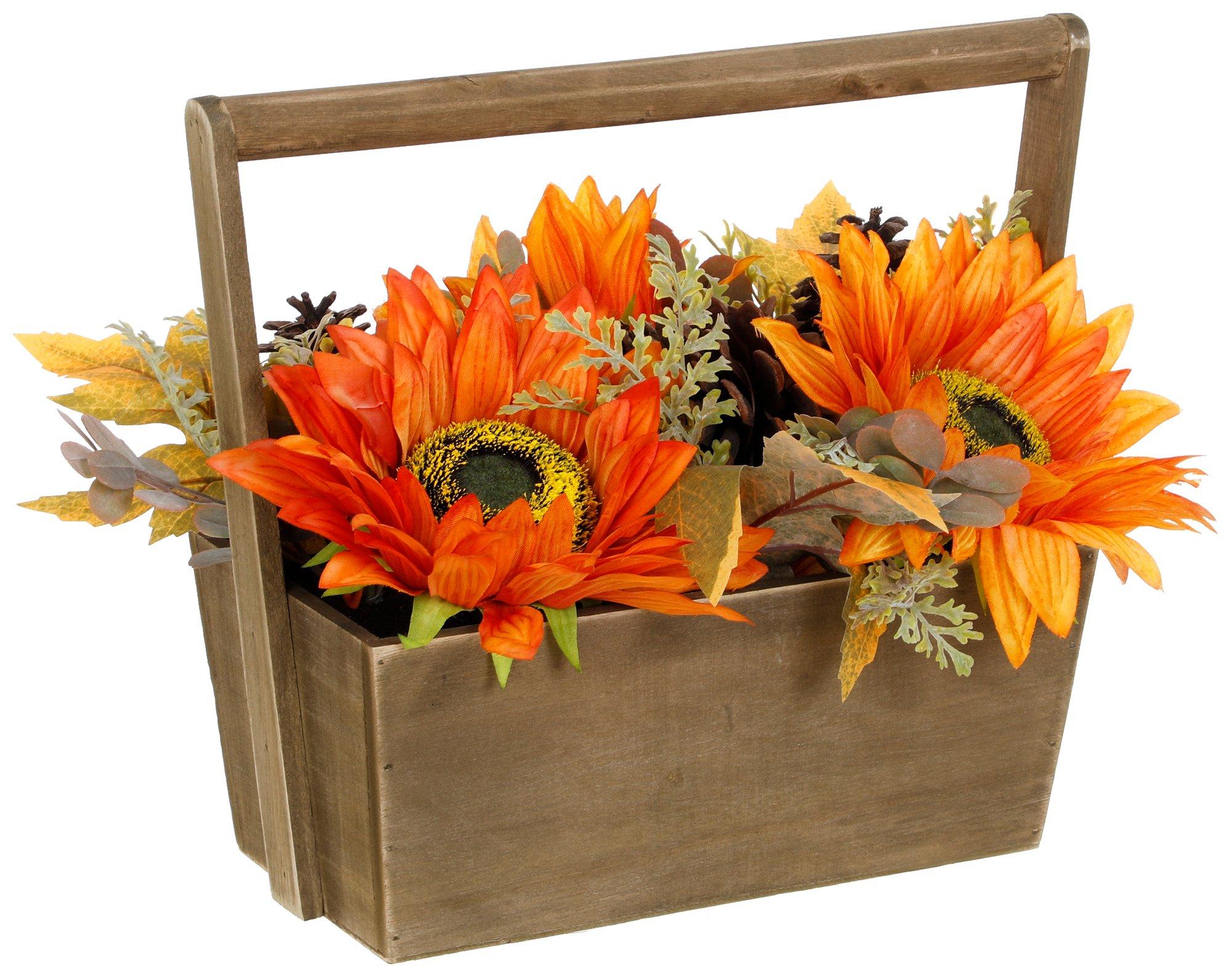 11x10 Harvest Sunflower Home Accent - Multi
