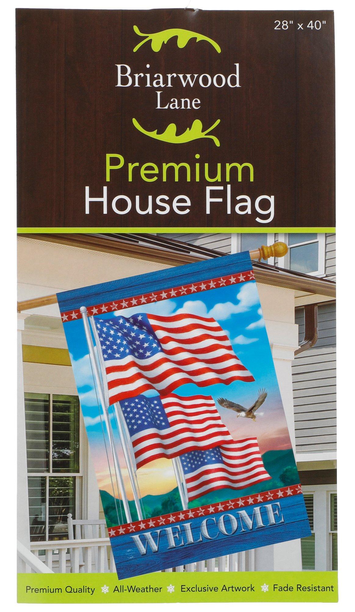 28x40 Americana Welcome House Flag