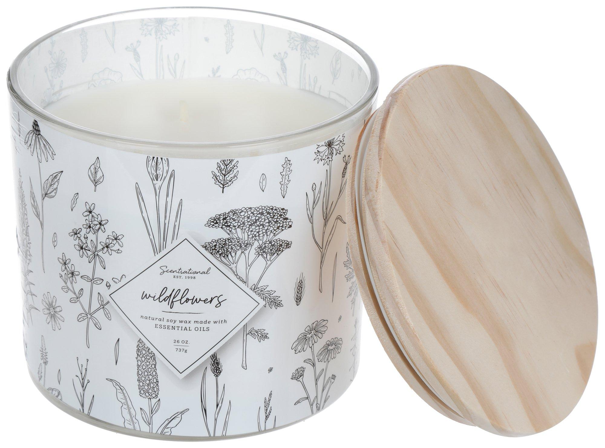 26 oz Wildflower Scented Candle