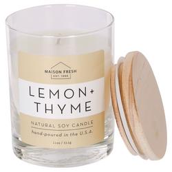 Lemon and Thyme Hand Poured Candle
