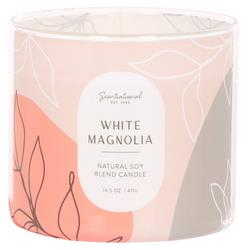14 oz White Magnolia Scented Candle