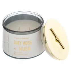 15 oz Grey Moss and Musk Scented Candle