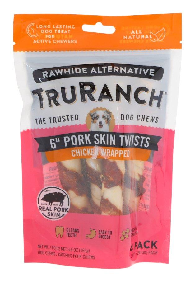 Pork Skin Twist Dog Treats