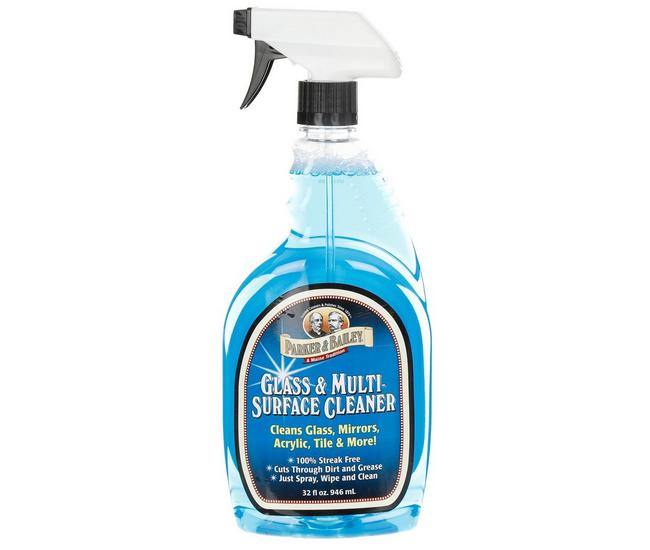 Parker & Bailey Glass & Multi-Surface Cleaner - Glass Cleaner Spray Multi  Surface Cleaner Cleaning Spray Mirror Cleaner Tile Cleaner Bathroom Cleaner