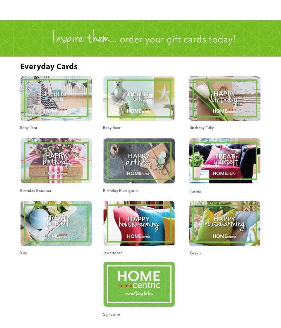 Home Centric Giftcards